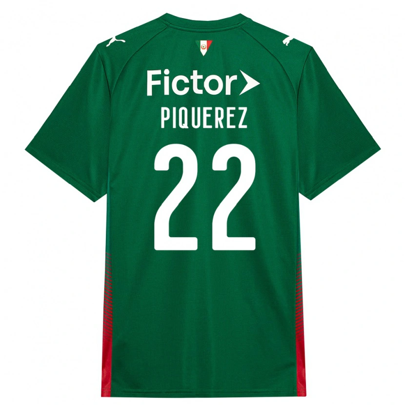 Danxen Barn Joaquín Piquerez #22 Grön Röd Vit Hemmatröja Matchtröjor 2026/27 Tröjor T-Tröja