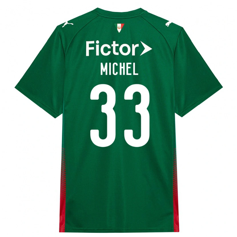 Danxen Barn Michel #33 Grön Röd Vit Hemmatröja Matchtröjor 2026/27 Tröjor T-Tröja