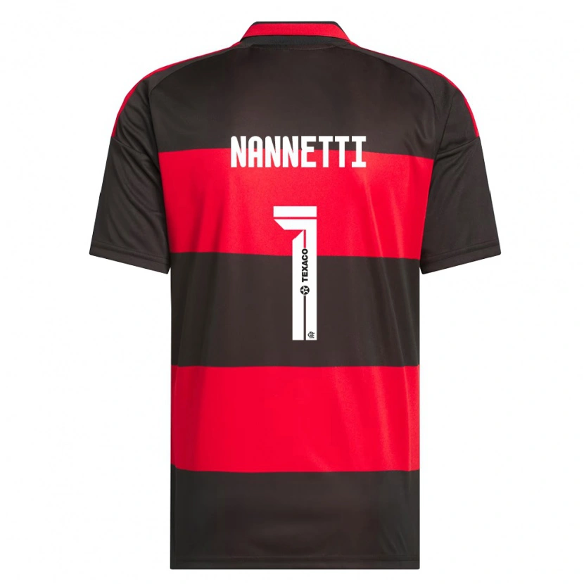 Danxen Barn Léo Nannetti #1 Röd Svart Vit Hemmatröja Matchtröjor 2026/27 Tröjor T-Tröja