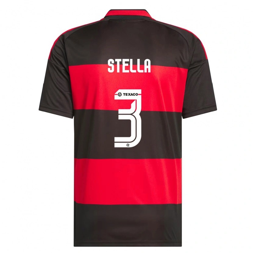Danxen Barn Stella #3 Röd Svart Vit Hemmatröja Matchtröjor 2026/27 Tröjor T-Tröja