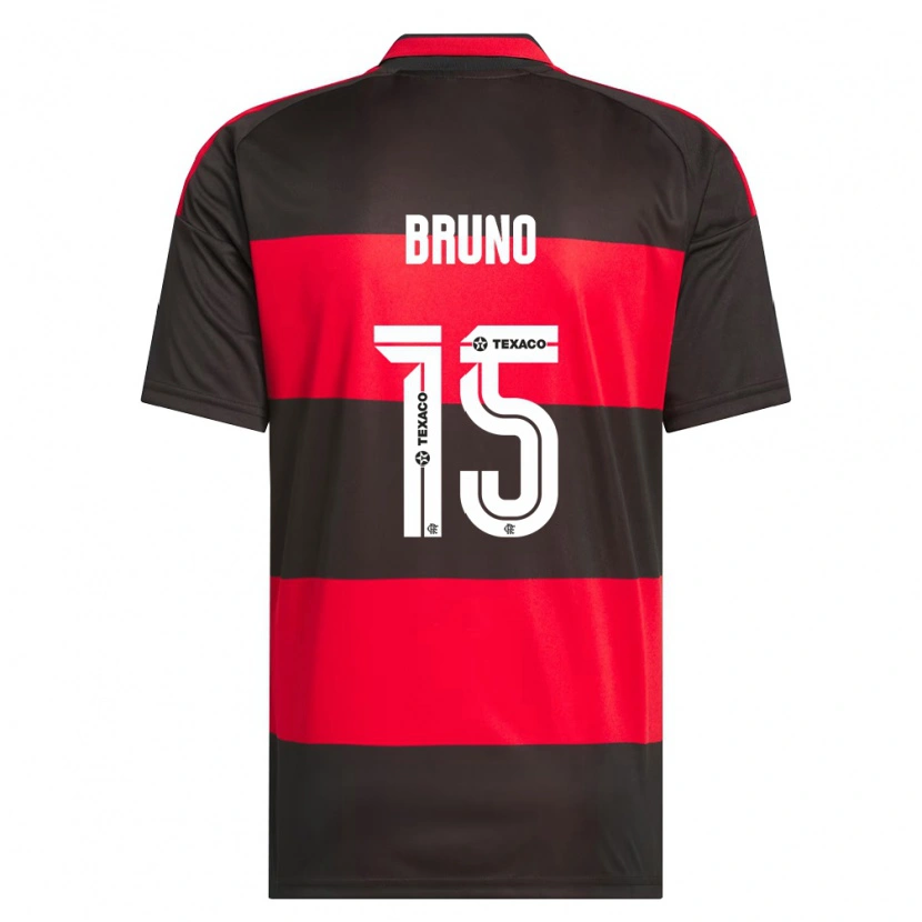 Danxen Barn Fabrício Bruno #15 Röd Svart Vit Hemmatröja Matchtröjor 2026/27 Tröjor T-Tröja
