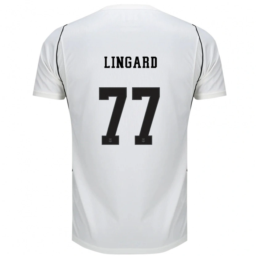 Danxen Barn Jesse Lingard #77 Vit Svart Röd Hemmatröja Matchtröjor 2026/27 Tröjor T-Tröja