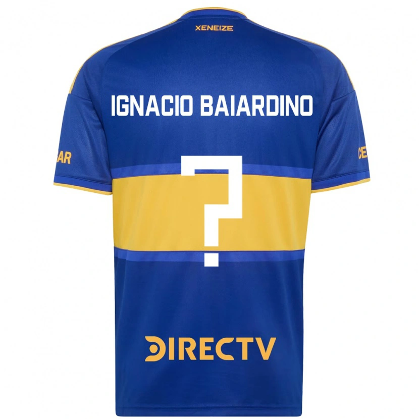 Danxen Barn Juan Ignacio Baiardino #0 Kungligt Blå Gul Hemmatröja Matchtröjor 2026/27 Tröjor T-Tröja