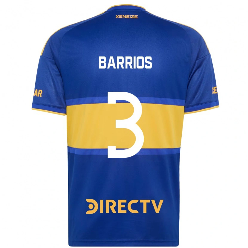 Danxen Barn Gabriela Barrios #3 Kungligt Blå Gul Hemmatröja Matchtröjor 2026/27 Tröjor T-Tröja