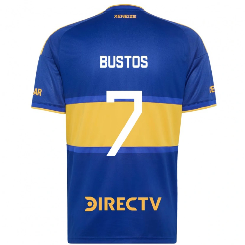 Danxen Barn Tomás Bustos #7 Kungligt Blå Gul Hemmatröja Matchtröjor 2026/27 Tröjor T-Tröja
