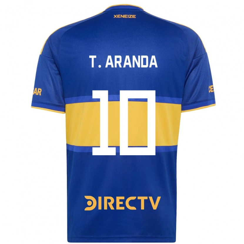 Danxen Barn Tomás Aranda #10 Kungligt Blå Gul Hemmatröja Matchtröjor 2026/27 Tröjor T-Tröja