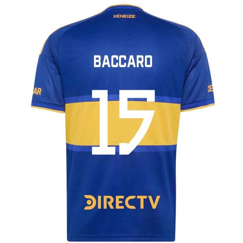 Danxen Barn Camila Baccaro #15 Kungligt Blå Gul Hemmatröja Matchtröjor 2026/27 Tröjor T-Tröja