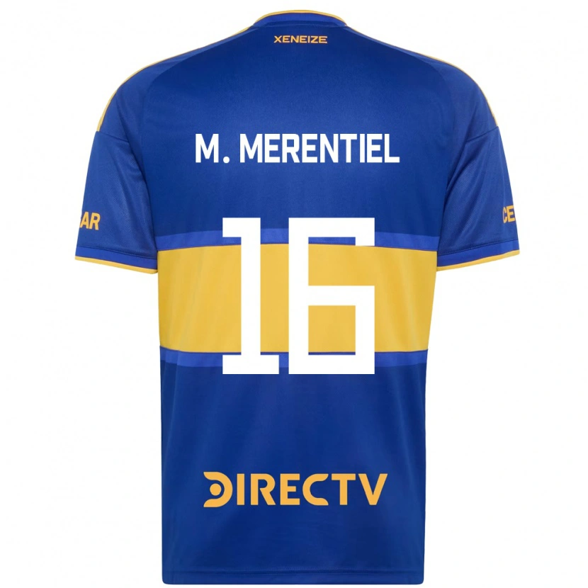 Danxen Barn Miguel Merentiel #16 Kungligt Blå Gul Hemmatröja Matchtröjor 2026/27 Tröjor T-Tröja
