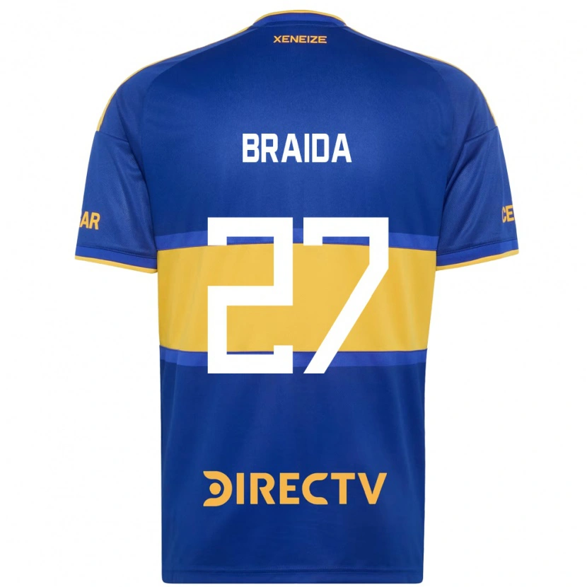 Danxen Barn Malcom Braida #27 Kungligt Blå Gul Hemmatröja Matchtröjor 2026/27 Tröjor T-Tröja