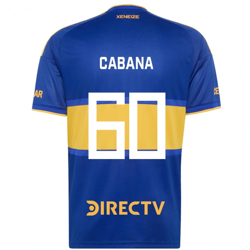 Danxen Barn Juan Pablo Cabana #60 Kungligt Blå Gul Hemmatröja Matchtröjor 2026/27 Tröjor T-Tröja