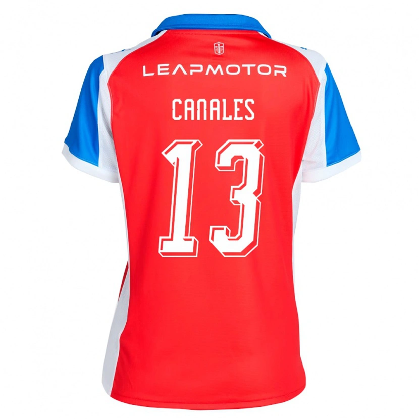 Danxen Barn Alfred Canales #13 Röd Blå Bortatröja Matchtröjor 2026/27 Tröjor T-Tröja