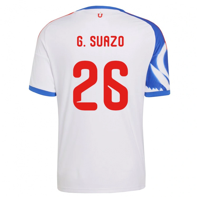 Danxen Barn Grettel Suazo #26 Vit Marinblå Bortatröja Matchtröjor 2026/27 Tröjor T-Tröja