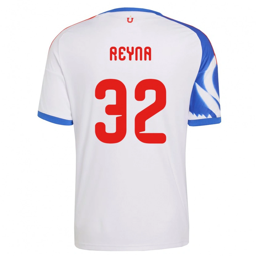 Danxen Barn Gonzalo Reyna #32 Vit Marinblå Bortatröja Matchtröjor 2026/27 Tröjor T-Tröja