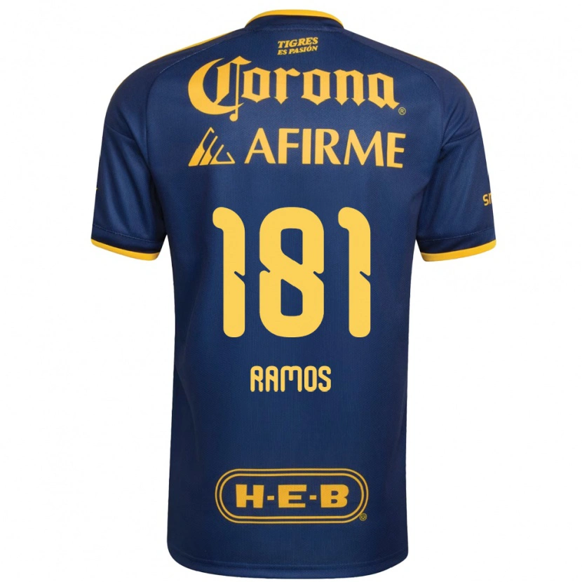 Danxen Barn Anthony Ramos #181 Kungligt Blå Gul Bortatröja Matchtröjor 2026/27 Tröjor T-Tröja
