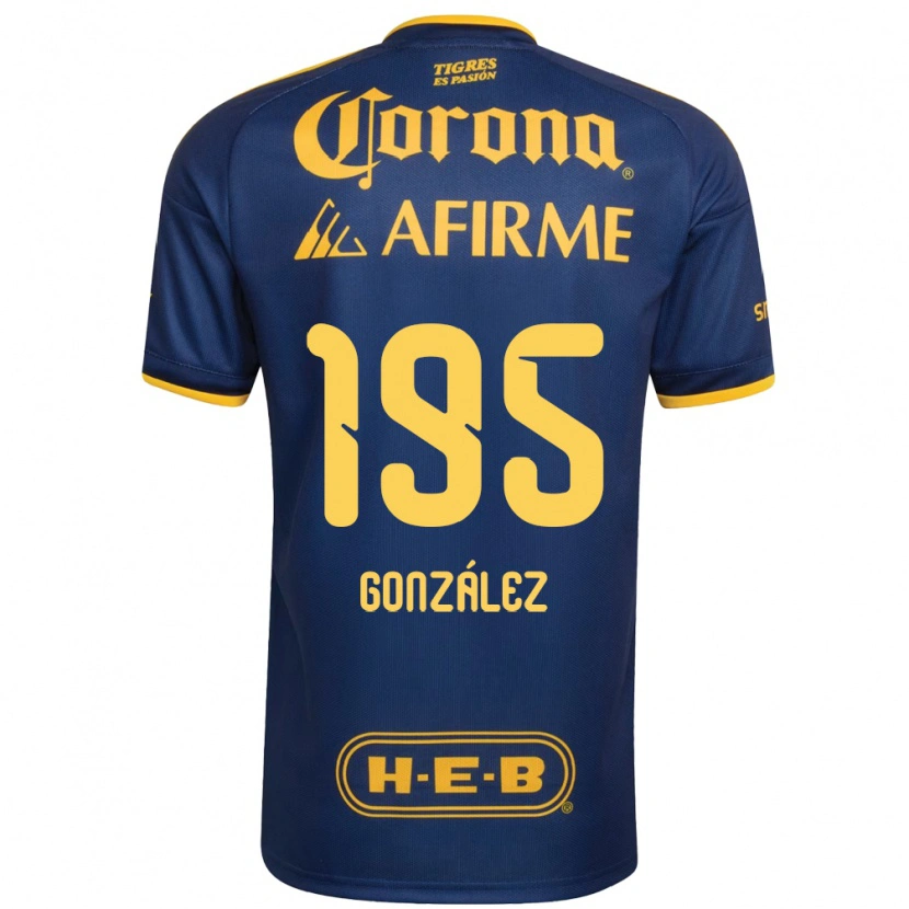 Danxen Barn Germán González #195 Kungligt Blå Gul Bortatröja Matchtröjor 2026/27 Tröjor T-Tröja