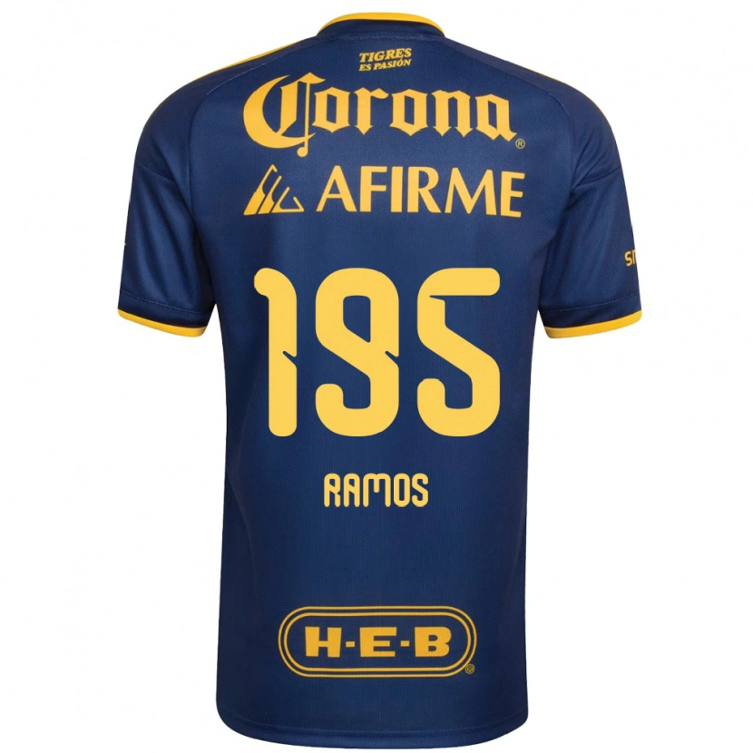 Danxen Barn Rodrigo Ramos #195 Kungligt Blå Gul Bortatröja Matchtröjor 2026/27 Tröjor T-Tröja