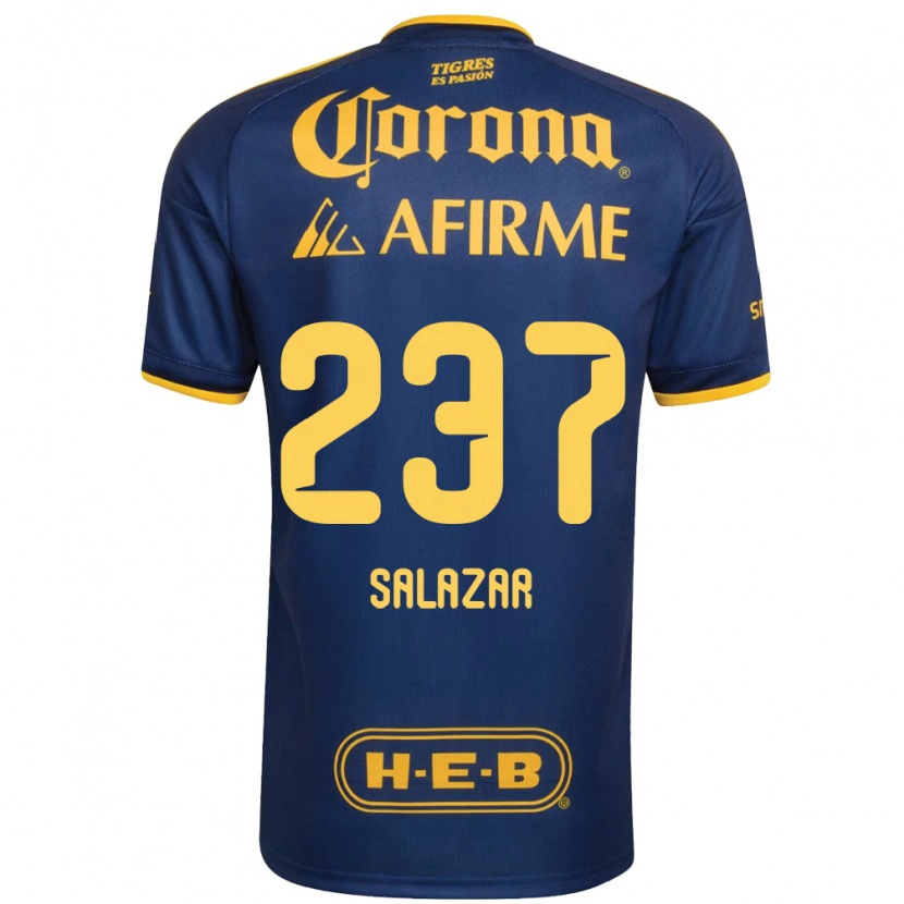 Danxen Barn Bryan Salazar #237 Kungligt Blå Gul Bortatröja Matchtröjor 2026/27 Tröjor T-Tröja
