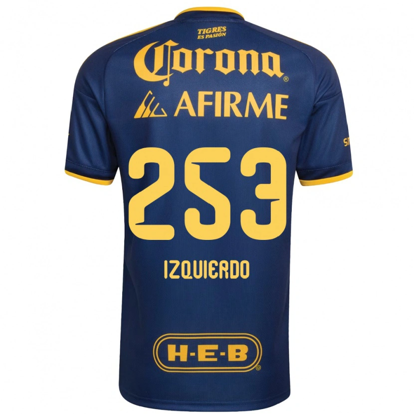 Danxen Barn Diego Izquierdo #253 Kungligt Blå Gul Bortatröja Matchtröjor 2026/27 Tröjor T-Tröja