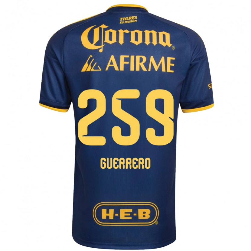 Danxen Barn Erick Guerrero #259 Kungligt Blå Gul Bortatröja Matchtröjor 2026/27 Tröjor T-Tröja