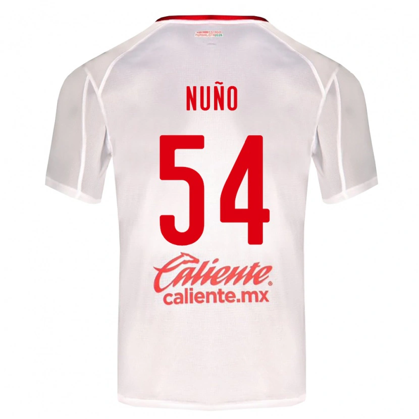 Danxen Barn Raúl Nuño #54 Vit Grön Röd Bortatröja Matchtröjor 2026/27 Tröjor T-Tröja