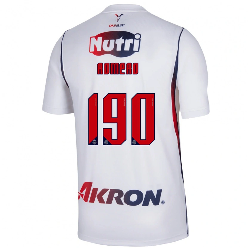 Danxen Barn Ángel Romero #190 Vit Marinblå Bortatröja Matchtröjor 2026/27 Tröjor T-Tröja