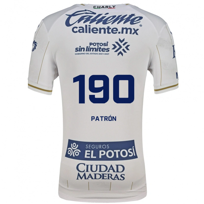 Danxen Barn Raúl Patrón #190 Vit Blå Bortatröja Matchtröjor 2026/27 Tröjor T-Tröja