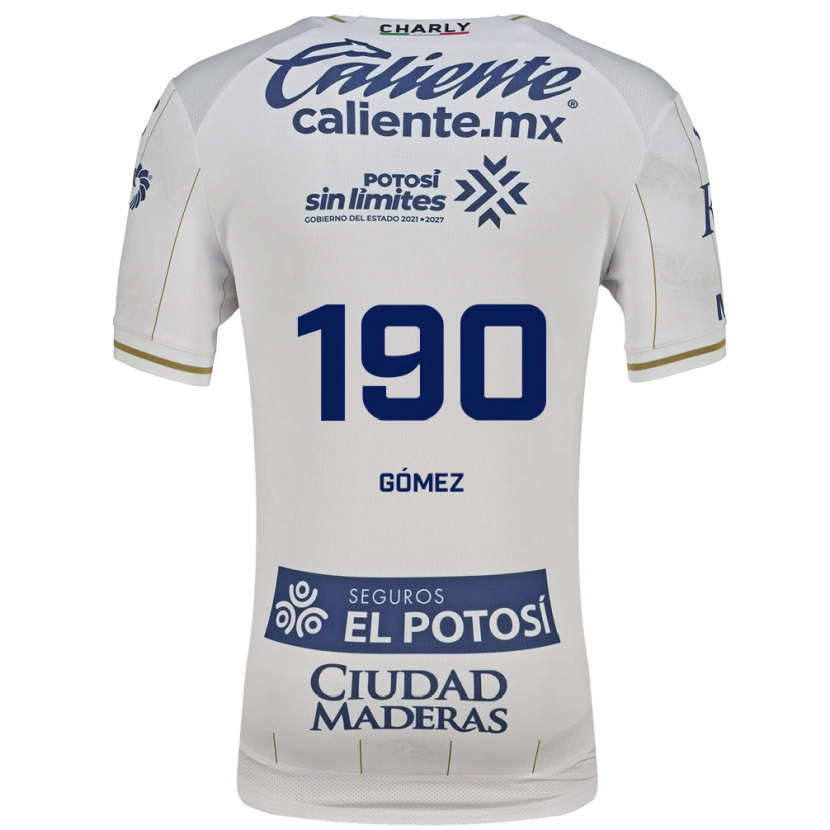 Danxen Barn Bruno Gómez #190 Vit Blå Bortatröja Matchtröjor 2026/27 Tröjor T-Tröja