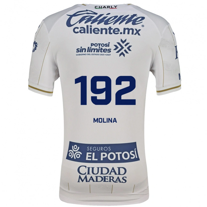 Danxen Barn Yoshimar Molina #192 Vit Blå Bortatröja Matchtröjor 2026/27 Tröjor T-Tröja