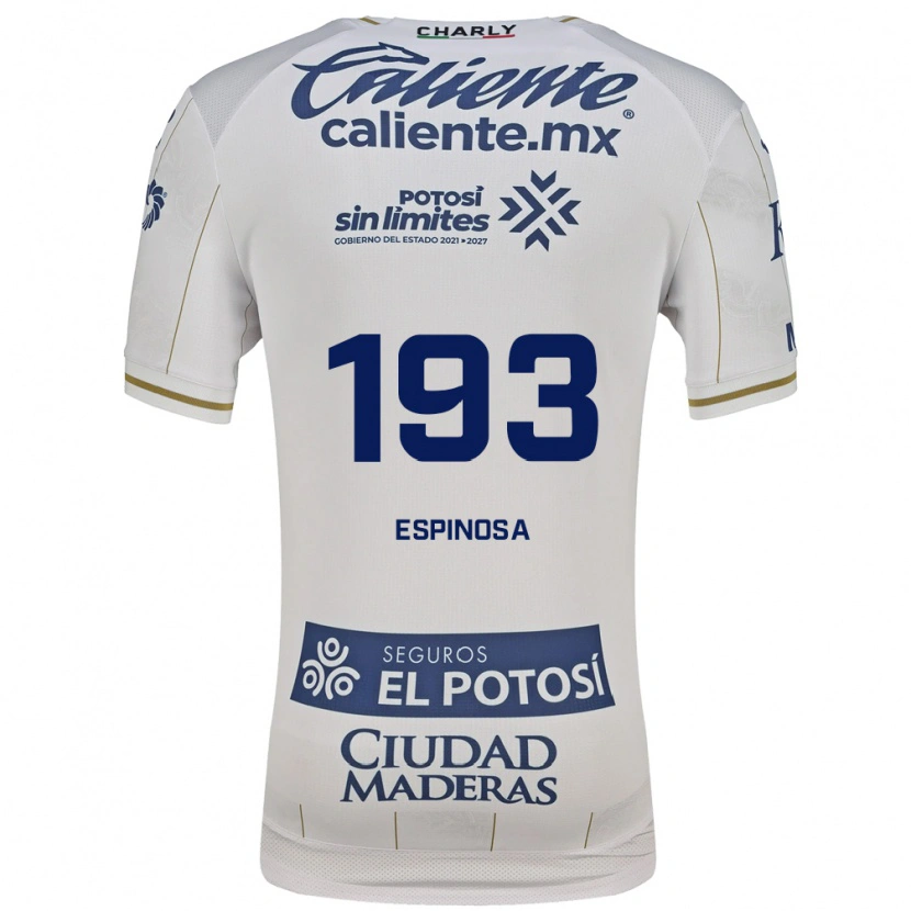 Danxen Barn Erick Espinosa #193 Vit Blå Bortatröja Matchtröjor 2026/27 Tröjor T-Tröja