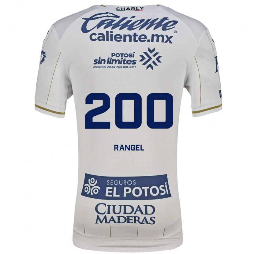 Danxen Barn Marcelo Rangel #200 Vit Blå Bortatröja Matchtröjor 2026/27 Tröjor T-Tröja