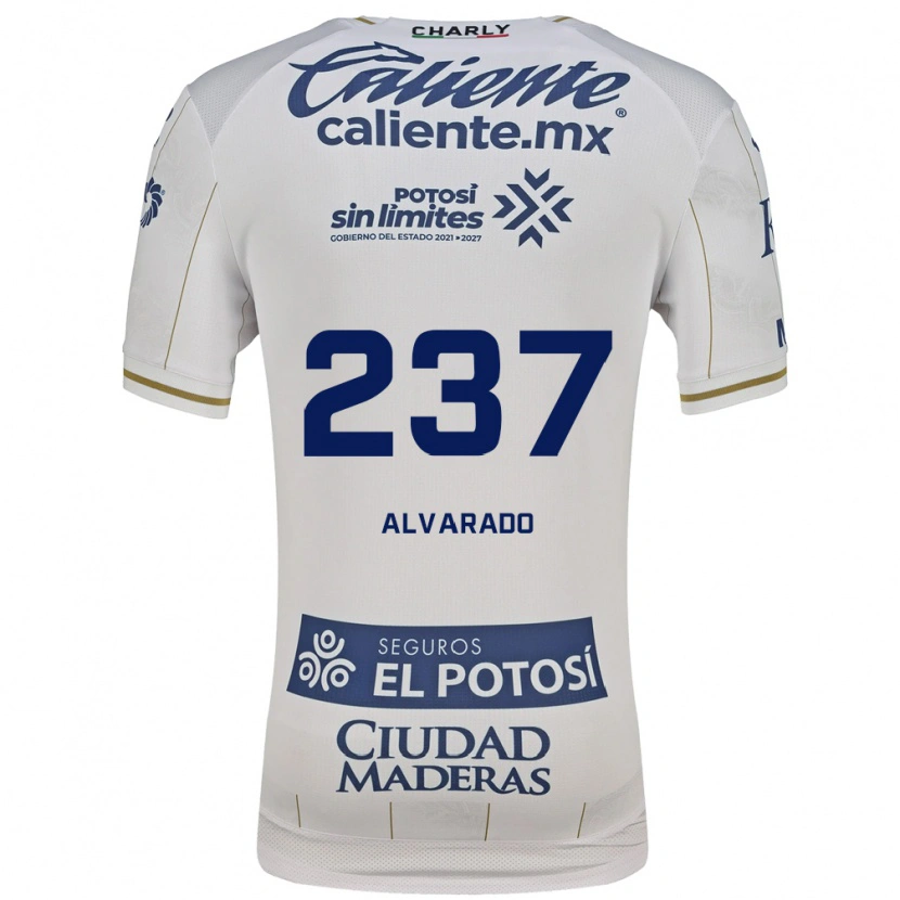 Danxen Barn Luis Alvarado #237 Vit Blå Bortatröja Matchtröjor 2026/27 Tröjor T-Tröja