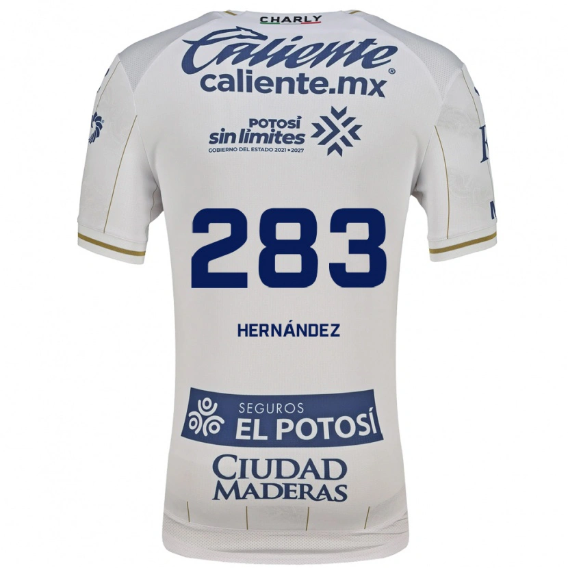 Danxen Barn Sebastián Hernández #283 Vit Blå Bortatröja Matchtröjor 2026/27 Tröjor T-Tröja