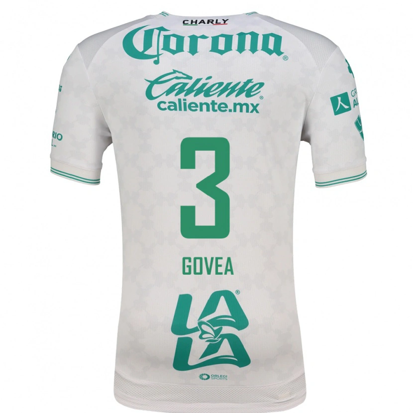 Danxen Barn Ismael Govea #3 Ljusgrön Vit Bortatröja Matchtröjor 2026/27 Tröjor T-Tröja