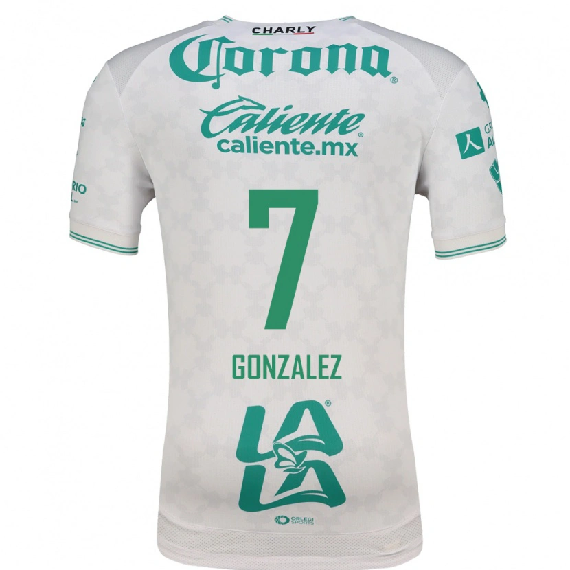 Danxen Barn Diego González #7 Ljusgrön Vit Bortatröja Matchtröjor 2026/27 Tröjor T-Tröja