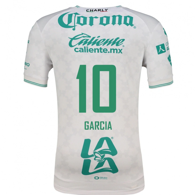 Danxen Barn Daniela Garcia #10 Ljusgrön Vit Bortatröja Matchtröjor 2026/27 Tröjor T-Tröja