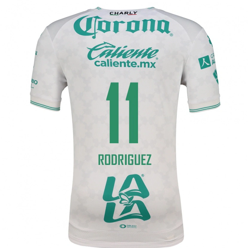 Danxen Barn Cynthia Rodríguez #11 Ljusgrön Vit Bortatröja Matchtröjor 2026/27 Tröjor T-Tröja