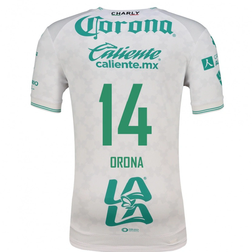 Danxen Barn Efraín Orona #14 Ljusgrön Vit Bortatröja Matchtröjor 2026/27 Tröjor T-Tröja