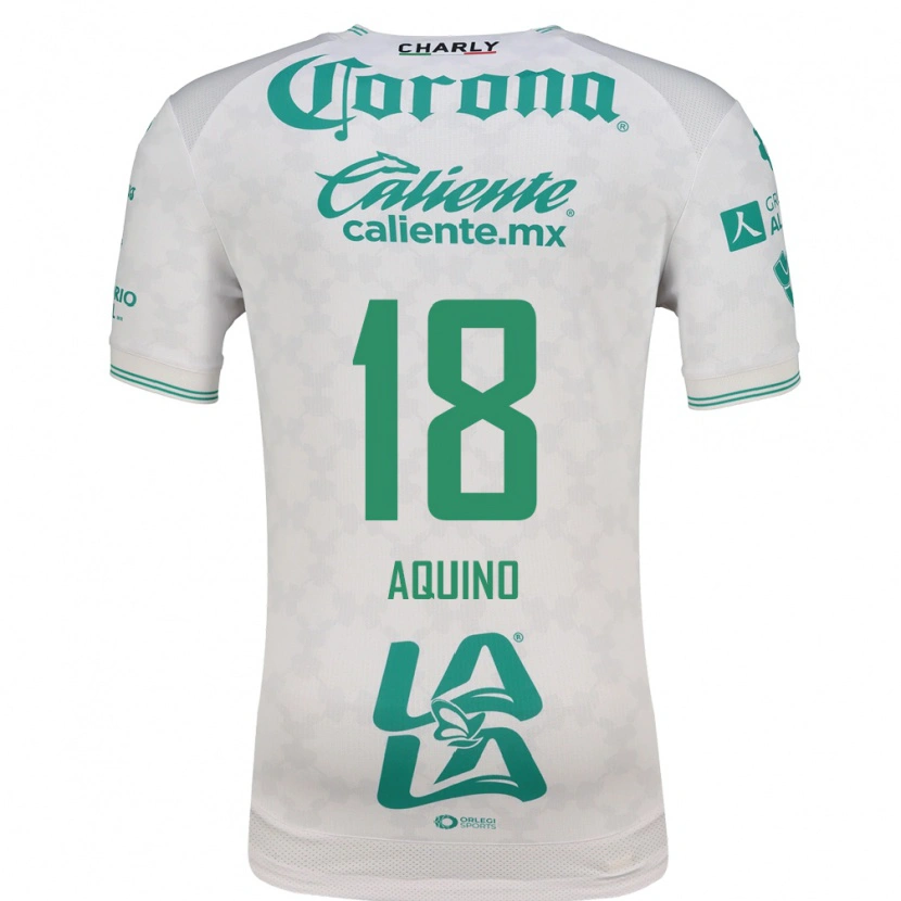 Danxen Barn Pedro Aquino #18 Ljusgrön Vit Bortatröja Matchtröjor 2026/27 Tröjor T-Tröja