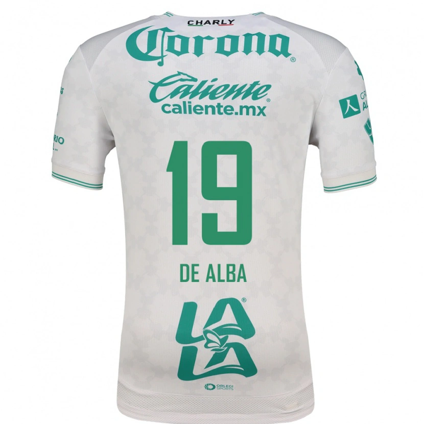 Danxen Barn Luisa De Alba #19 Ljusgrön Vit Bortatröja Matchtröjor 2026/27 Tröjor T-Tröja