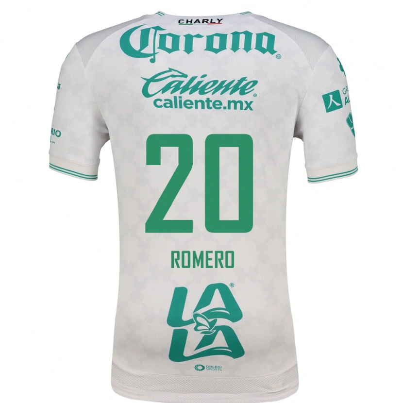 Danxen Barn Lia Romero #20 Ljusgrön Vit Bortatröja Matchtröjor 2026/27 Tröjor T-Tröja
