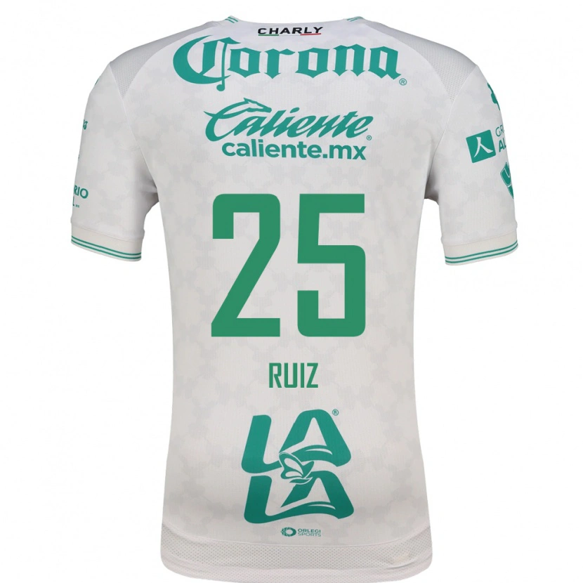 Danxen Barn Michel Ruiz #25 Ljusgrön Vit Bortatröja Matchtröjor 2026/27 Tröjor T-Tröja
