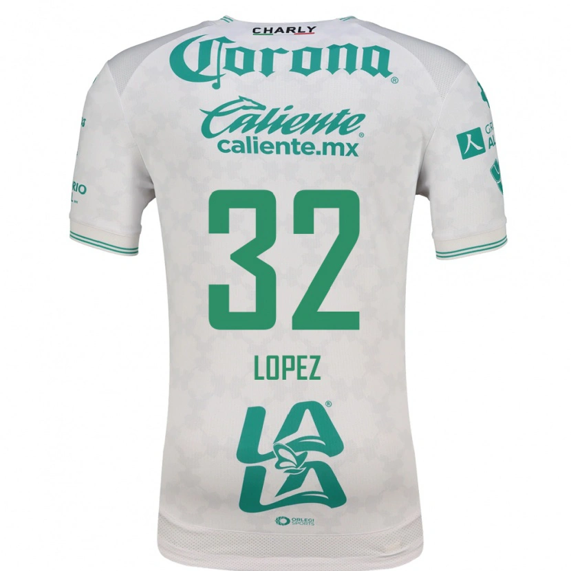 Danxen Barn Raúl López #32 Ljusgrön Vit Bortatröja Matchtröjor 2026/27 Tröjor T-Tröja