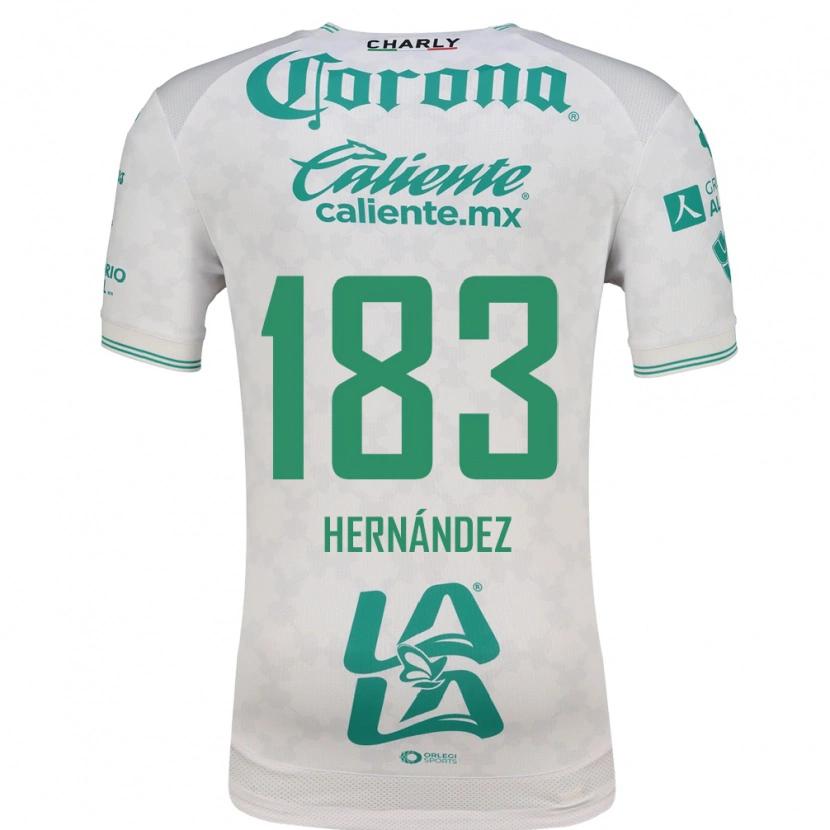 Danxen Barn Óscar Hernández #183 Ljusgrön Vit Bortatröja Matchtröjor 2026/27 Tröjor T-Tröja