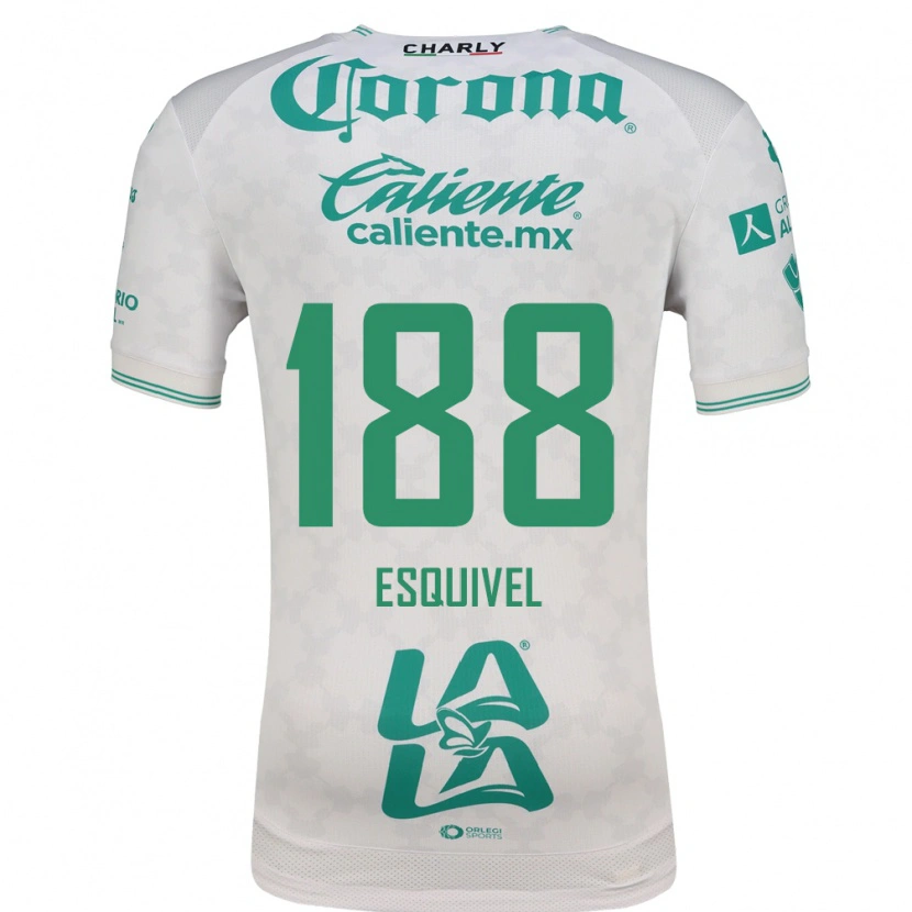 Danxen Barn Bruno Esquivel #188 Ljusgrön Vit Bortatröja Matchtröjor 2026/27 Tröjor T-Tröja