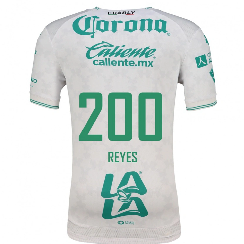 Danxen Barn Máximo Reyes #200 Ljusgrön Vit Bortatröja Matchtröjor 2026/27 Tröjor T-Tröja