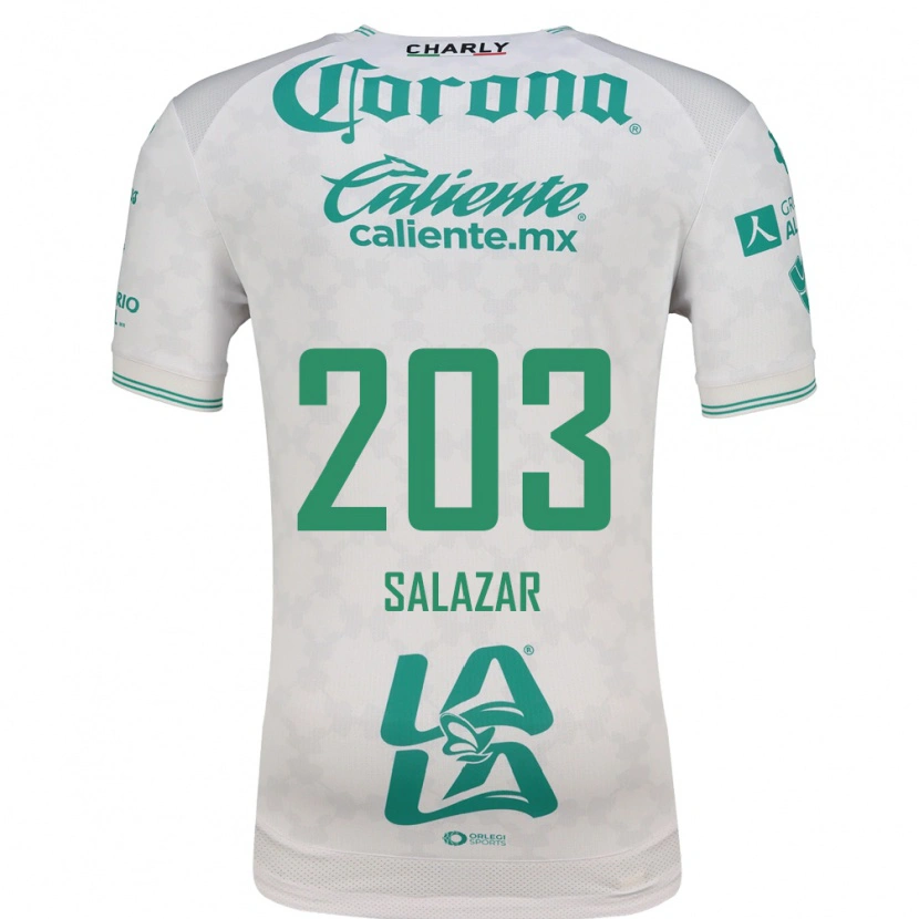 Danxen Barn Roberto Salazar #203 Ljusgrön Vit Bortatröja Matchtröjor 2026/27 Tröjor T-Tröja