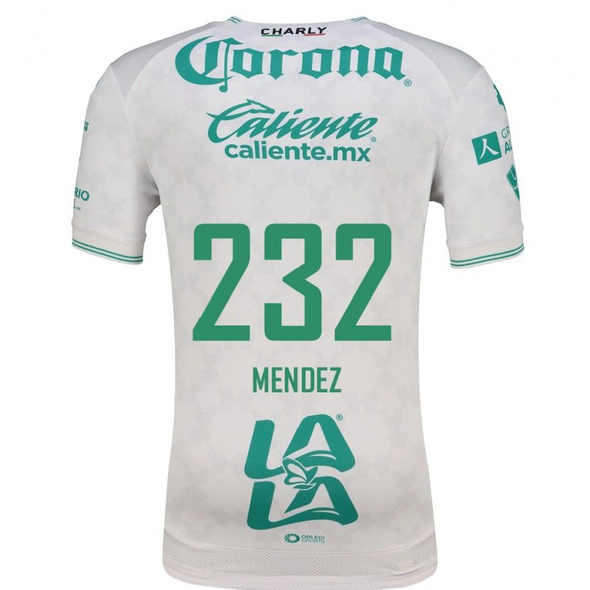Danxen Barn José Méndez #232 Ljusgrön Vit Bortatröja Matchtröjor 2026/27 Tröjor T-Tröja