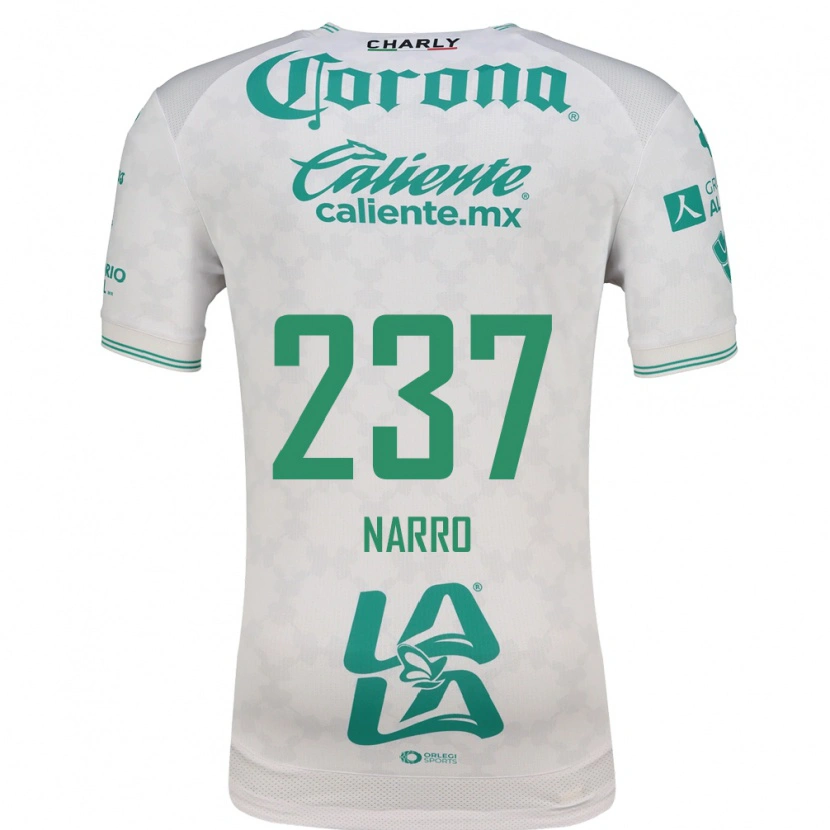 Danxen Barn Ernesto Narro #237 Ljusgrön Vit Bortatröja Matchtröjor 2026/27 Tröjor T-Tröja