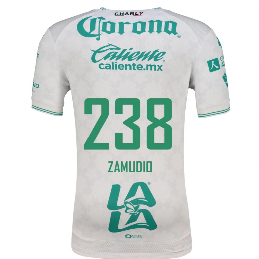Danxen Barn José Zamudio #238 Ljusgrön Vit Bortatröja Matchtröjor 2026/27 Tröjor T-Tröja