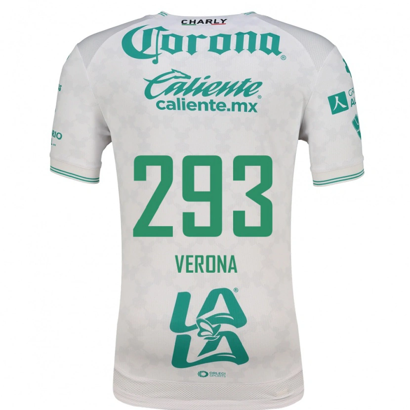 Danxen Barn Jesús Verona #293 Ljusgrön Vit Bortatröja Matchtröjor 2026/27 Tröjor T-Tröja